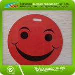 2014 Customized fancy travel PVC Smiley Luggage Tag