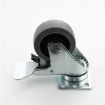 Workshop Conductive ESD Caster Wheels 125KG Capacity 4 Inch Swivel Brake