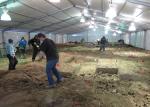 Transparent 15mx50m Storage Warehouse Tent for archaeological