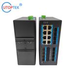 UT4T88GMP-SFP L3 10G Network management industrial POE switch 4x10G SFP+ ports