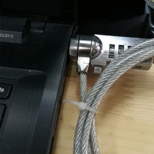 Stainless Steel Lightweight Cable Lock Notebook Computer Lock Electronic Plating