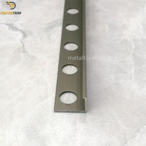 China Edge Trim Outside For Aluminium Tile Trim Cabinet Floor Decoration factory