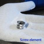 W6Mo5Cr4V2 twin screw extruder accessories industrial screw element twin screw