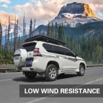 PU Coated 2000mm Outdoor Sport Tent ABS SS Roof Top Stainless Steel Extended