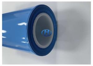 China 120 μm Blue HDPE Film UV Cured Silicone Coating Film Without Silicone Transfer No Residuals factory