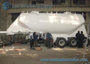 China SS 304 / AL5083 35M3 Conoid Dry Bulk Tanker Trailer with WABCO ABS Braking system factory