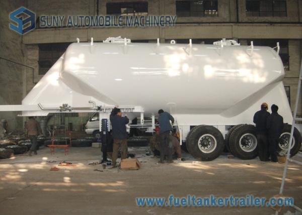 SS 304 / AL5083 35M3 Conoid Dry Bulk Tanker Trailer with WABCO ABS Braking