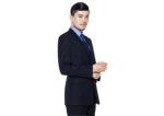 Fashionable Black Colour Office Work Uniforms , Wool Material Mens Work Uniforms