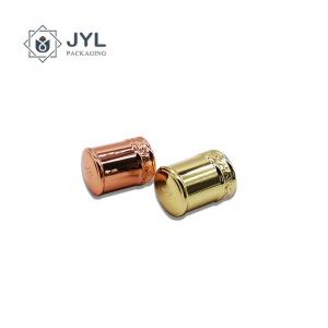 China Rose Gold Metal Perfume Bottle Lid With Custom Logo For FEA15 Bottle factory