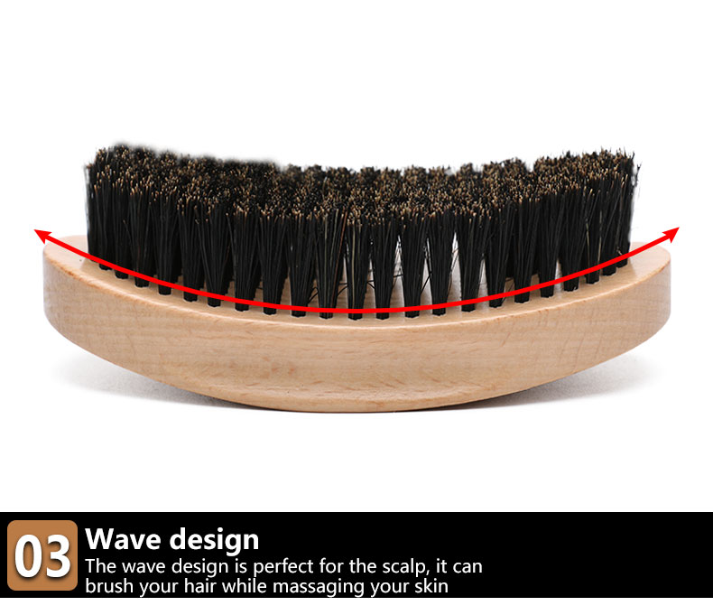 Create Perfect 360 Layer Hair Waves with Abeis Custom Wave Brush Wooden Handle