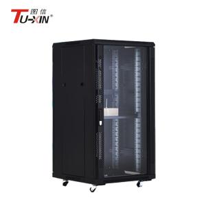 China Floor Standing Computer Server Rack 19 Inch 22U Self Temperature Regulated factory