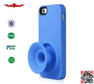 China Newest Fashion Design Silicone TPU Cover Cases For Iphone 5G 5S With Megaphone Multi Color factory