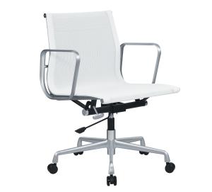 China Adjustable Height Aluminum Group Management Chair / Fashionable Mesh Task Chair factory