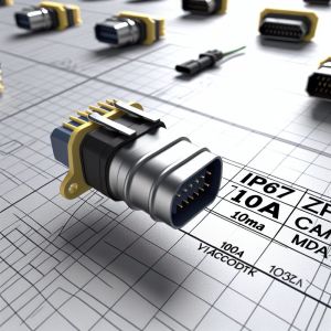 PCB Membrane Switch IP67 ZIF Connector Tail 100mA