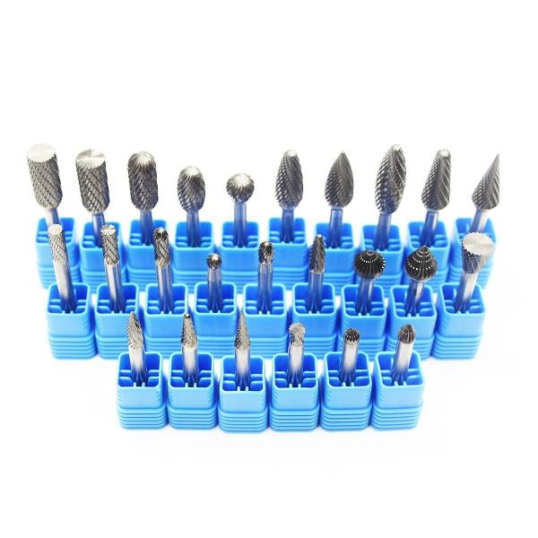 10PCS Rotary File Rotary Rasp and Countersink Tungsten Carbide Burrs Set for