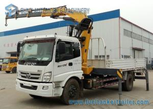China 8000KG Foton Knuckle Boom Crane Mounted Truck 4 X 2 YC4E140-33 Engine factory
