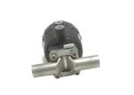 Pneumatic Mushroom Sanitary Diaphragm Valves With EPDM And PTFE Valve Seat