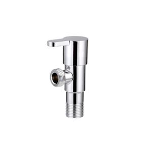 China SUS201 Polishing Angle Cock Valve Rotating Joint Bathroom Angle Valve factory