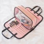 Ladies Waterproof PU Leather Toiletry Wash Bag