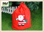 FDA Quality 100% Cotton Reindeer Pattern ChristmasBag Santa Sacks