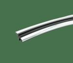 Black Plastic Profile Internal Acoustic Door Sweep Bottom Dust Proof Seal