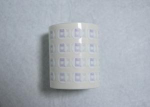 China Round shape self adhesive destuctible eggshell sticker,blank eggshell labels factory