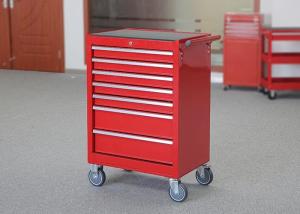 China 7 Drawers Warehouse Storage Mechanic Tool Cabinet On Wheels Color Customizable factory