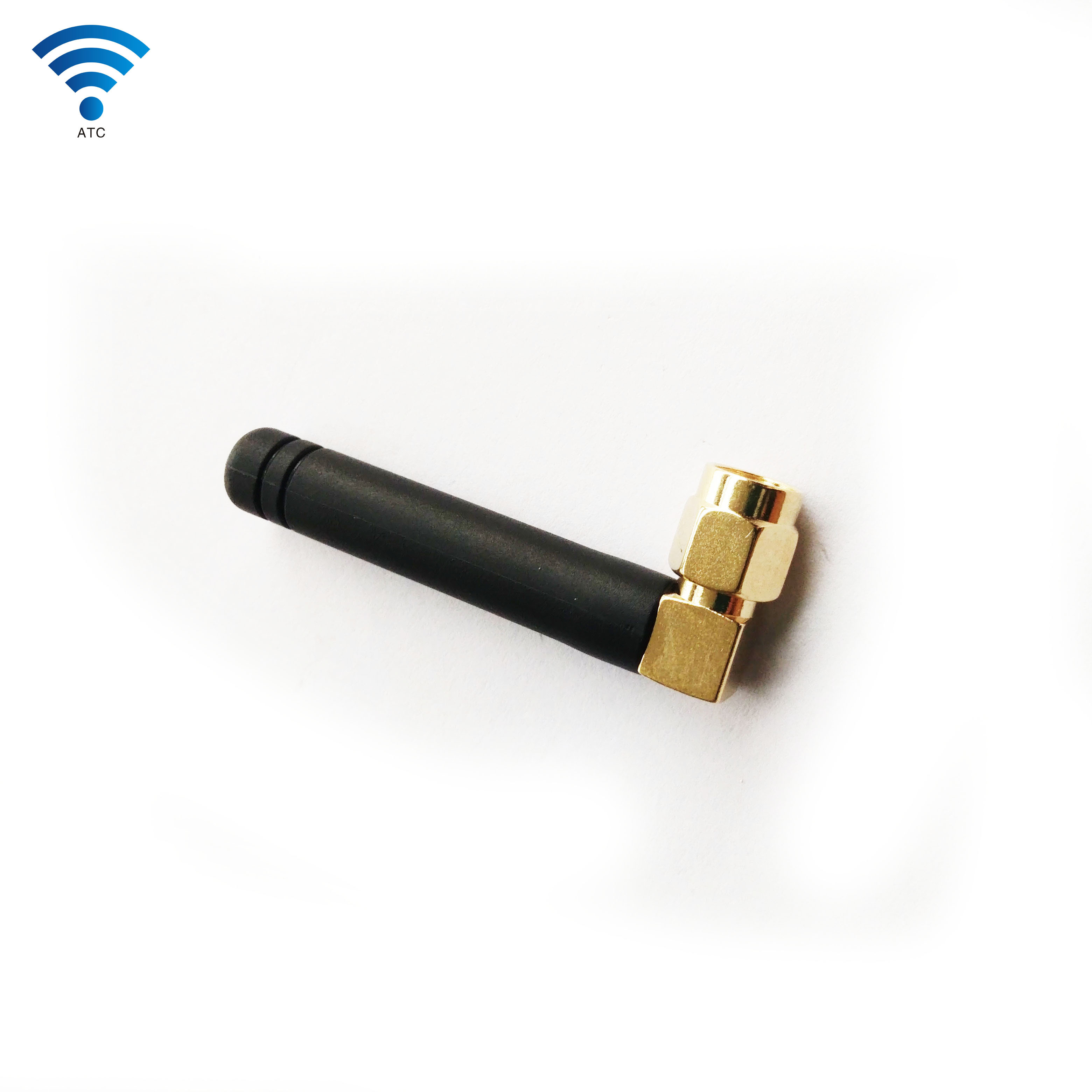 Black SMA 2.4G Omni WIFI Antenna Finger Audio Bluetooth Omnidirectional Gain 2DB
