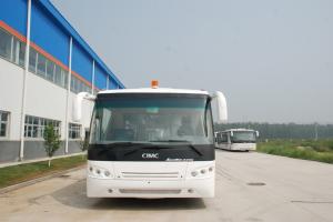 China Low Carbon Alloy Steel Body Airport Transfer Coach , Right / Left Hand Drive Bus Apron Bus factory