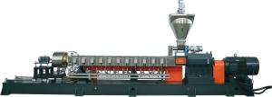 China Air Cooling Pipe Extruder Machine PLC 90mm Screw Diameter Tube Extrusion Machine factory