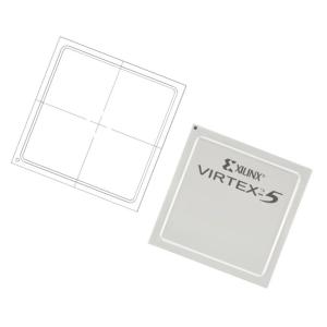 China XC5VLX330-1FF1760I 550MHz 1200 I/O IC FPGA factory