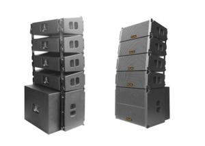China 250W Black Plywood Live Speaker System 8 Inch Line Array Speaker For Events factory