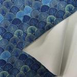 Pvc Peacock Printed Film Style Synthetic Artificial Leather For Bag Packaging