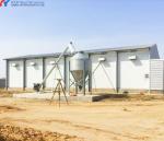 Double Light Steel Structure Chicken House With Fully Automatic Equipment