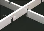 indoor Square Metal Grid Ceiling film coating / metro grille ceiling anti -