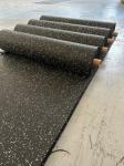 Environmentally Friendly 100% Recycled Rubber Floor Rolls 3-20mm Thickness Black