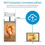 3000:1 Touch Infrared Screen Hanging Digital Signage Double Sided