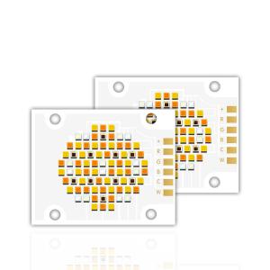 China High Efficiency LED Chip 4050 Size 2700k 6500k 180w Five Color COB LED Chips Bead factory