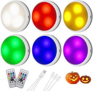 China 4000K 30LM 0.3W Remote Control Under Cabinet Light USB Rechargeable Cordless factory