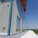 Outdoor Terrace Decoration Toughened Laminated Glass Balustrade Panels Custom