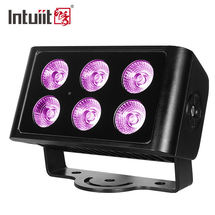 Waterproof Outdoor Led Par Lights Stage 6x5w City Color Wash Wall Washer Led Flood Light