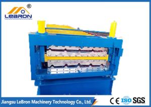 China Yellow Color Double Layer Roll Forming Machine 15-20m/min 11m x 1.7m x 1.5m factory