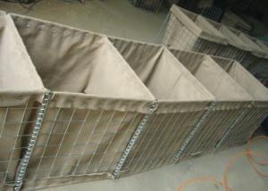 China 3mm itary Defebsive Barriers / Sand Barrier Gabion Mesh Box factory