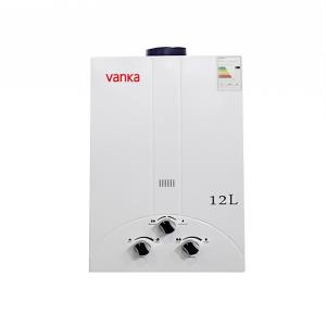China 12 Liter Shower Gas Water Heater On Demand Wall Mounted 110V Tankless Hot Water Heater factory