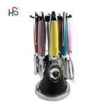 Home Kitchen ABS Handle Stainless Steel 430 Wooden Utensil Set Kitchen Ware