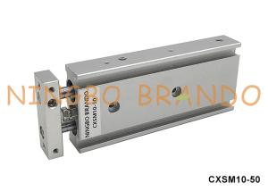 China CXSM10-50 SMC Type Dual Rod Pneumatic Air Cylinder 10mm Bore 50mm Stroke factory