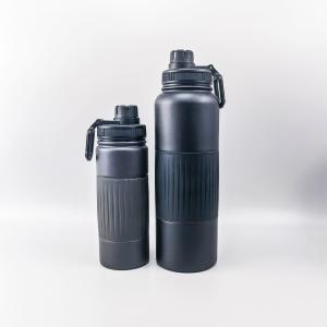 China 550/750/960/1200/1800ML Stainless Steel Flask 1.8 Litre Double Walled Stainless Steel Drink Bottle With Silicone Handle Design Sustainable factory