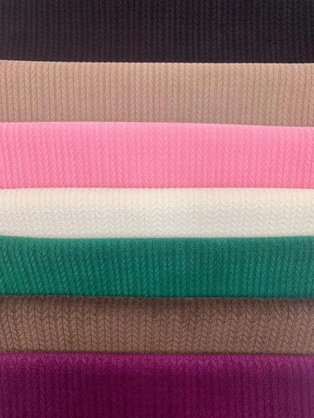 75D/100D Spun yarn Polyester Jacquaand Fashion Designs for Luxury Trousers GSM