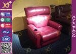 Elegant Home Cinema Seating Furniture Movie Theater Sofa With Cup Holder