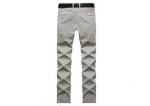 Door Zipper Design Uniform Black Pants Soft Exquisite Craft Embroidery / Print